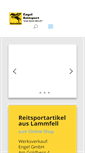Mobile Screenshot of engel-reitsport.de