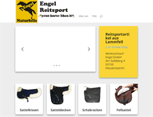 Tablet Screenshot of engel-reitsport.de
